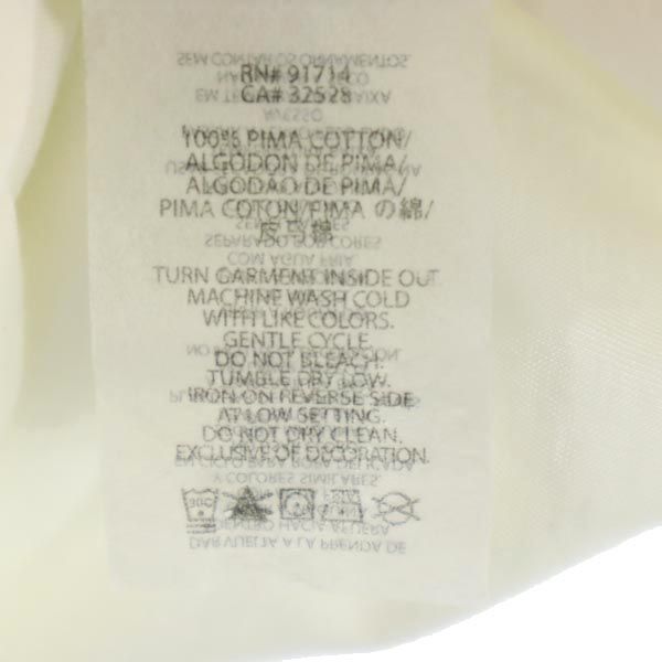 ARMANI EXCHANGE アルマーニエクスチェンジ 半袖 Vネック Tシャツ S ホワイト系 レディース