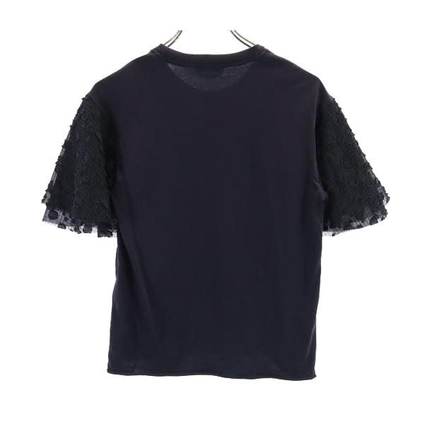 SEE BY CHLOE シーバイクロエ 半袖 袖切替 カットソー XS ネイビー系 レディース