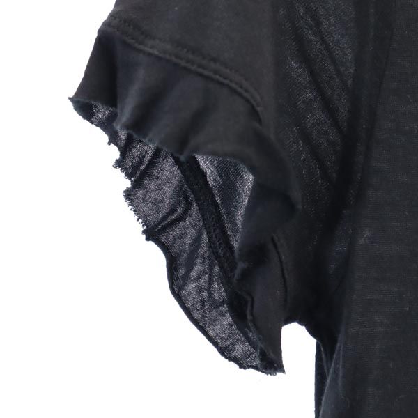 RED VALENTINO レッドヴァレンティノ 半袖 デザイン カットソー XS ブラック系 レディース