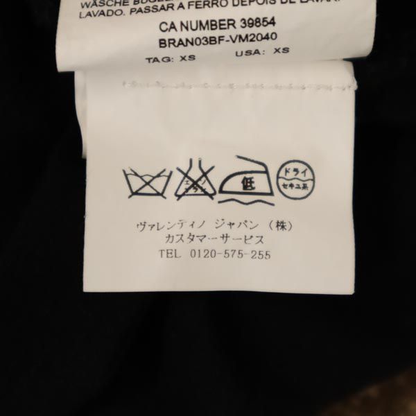 RED VALENTINO レッドヴァレンティノ 半袖 デザイン カットソー XS ブラック系 レディース