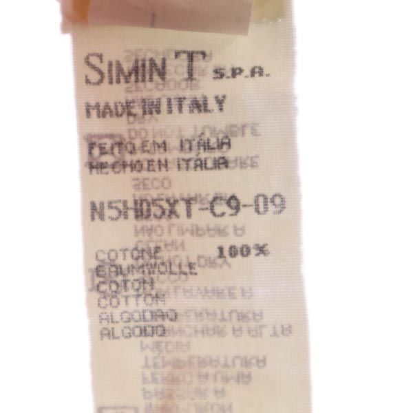 ARMANI JEANS アルマーニジーンズ 半袖 Tシャツ USA8 オレンジ系 ロゴ レディース