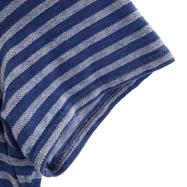 DENHAM デンハム ボーダー 半袖 Tシャツ EU S ブルー系 メンズ