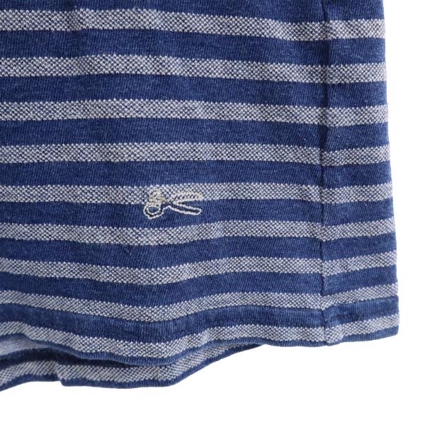 DENHAM デンハム ボーダー 半袖 Tシャツ EU S ブルー系 メンズ