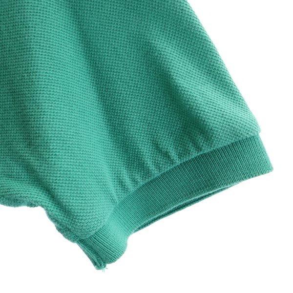 LACOSTE ラコステ 半袖 ポロシャツ 12 緑 鹿の子 メンズ