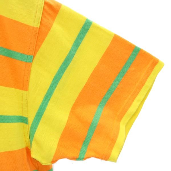 have a good time ハブアグッドタイム ボーダー 半袖 ポロシャツ XL オレンジ系 メンズ