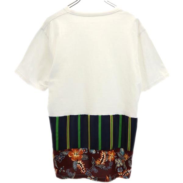 SOPHNET. ソフネット 日本製 バック切替デザイン 半袖 Tシャツ L ホワイト メンズ