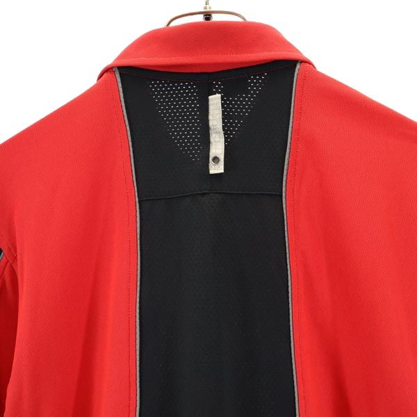 CUTTER&BUCK カッターアンドバック 半袖 ポロシャツ M レッド メンズ