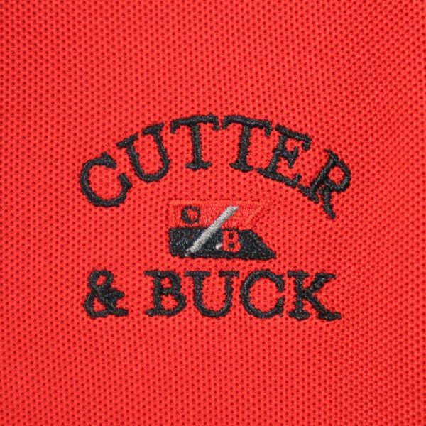 CUTTER&BUCK カッターアンドバック 半袖 ポロシャツ M レッド メンズ