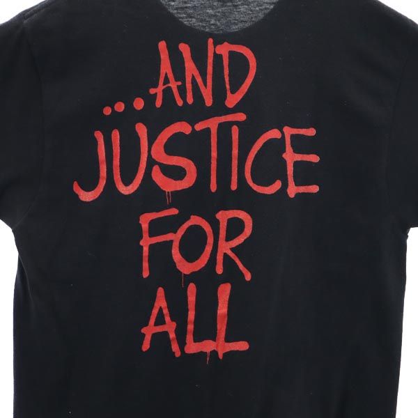 METALLICA メタリカ 80s ヴィンテージ プリント 半袖 Tシャツ 黒系 バンド バンT ロゴ メンズ