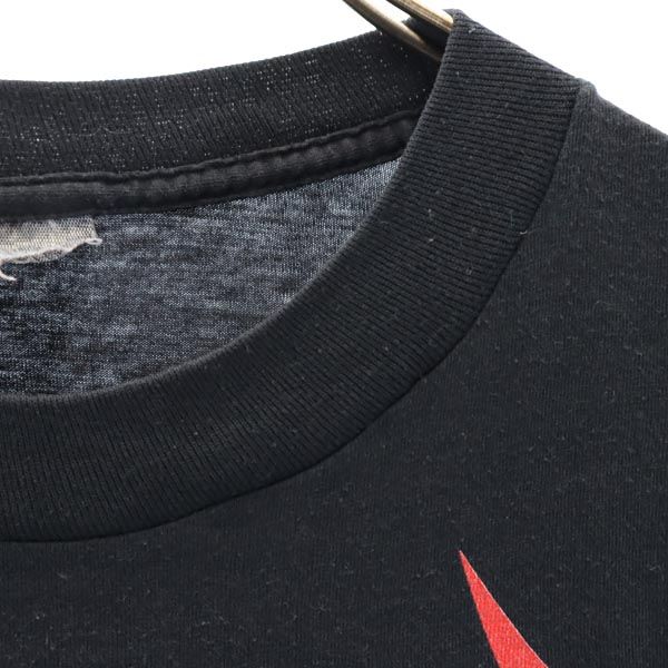 METALLICA メタリカ 80s ヴィンテージ プリント 半袖 Tシャツ 黒系 バンド バンT ロゴ メンズ