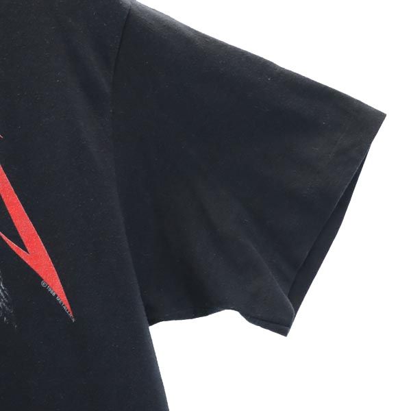 METALLICA メタリカ 80s ヴィンテージ プリント 半袖 Tシャツ 黒系 バンド バンT ロゴ メンズ