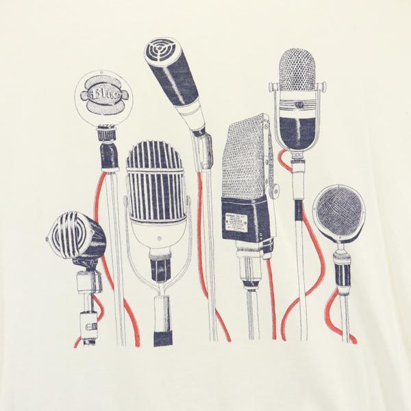 MAISON KITSUNE メゾンキツネ 日本製 プリント 半袖 Tシャツ S ホワイト系 メンズ