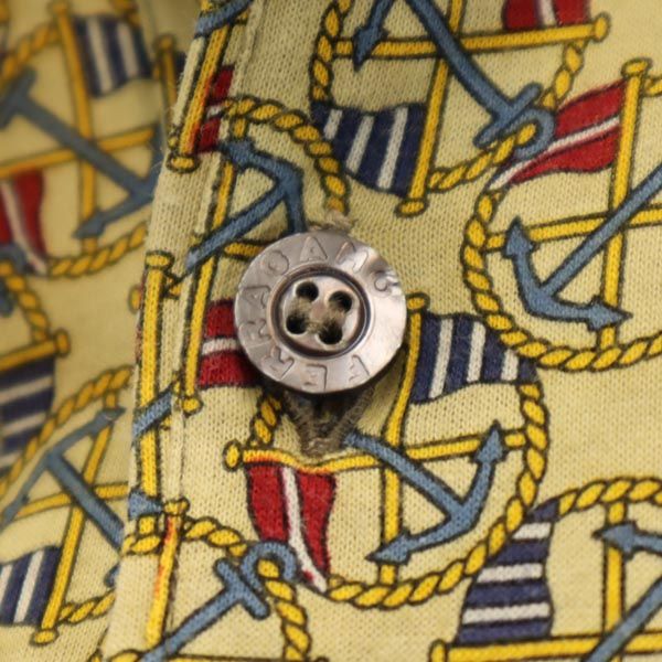 Salvatore Ferragamo サルヴァトーレフェラガモ イタリア製 半袖 ポロシャツ ベージュ系 メンズ