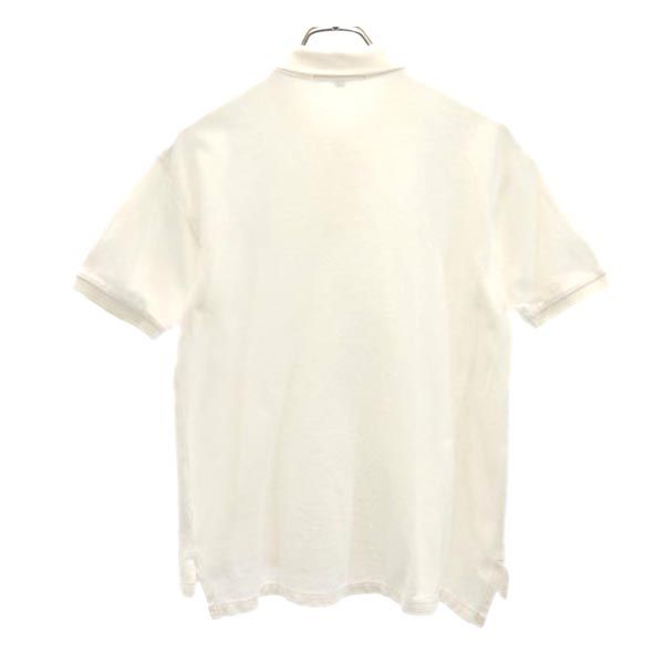 Polo by Ralph Lauren ポロバイラルフローレン 80s 緑タグ ボーイズ ヴィンテージ 半袖 ポロシャツ 170 ホワイト系 鹿の子 キッズ