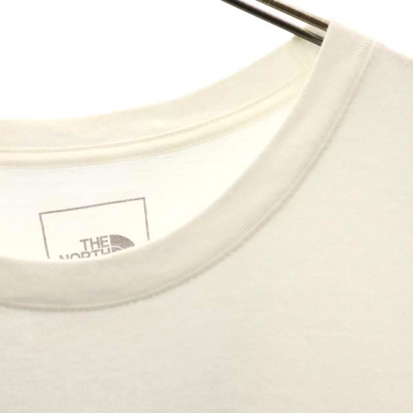 THE NORTH FACE ノースフェイス プリント 半袖 Tシャツ XL ホワイト系 アウトドア メンズ
