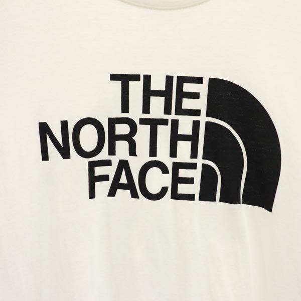 THE NORTH FACE ノースフェイス プリント 半袖 Tシャツ XL ホワイト系 アウトドア メンズ