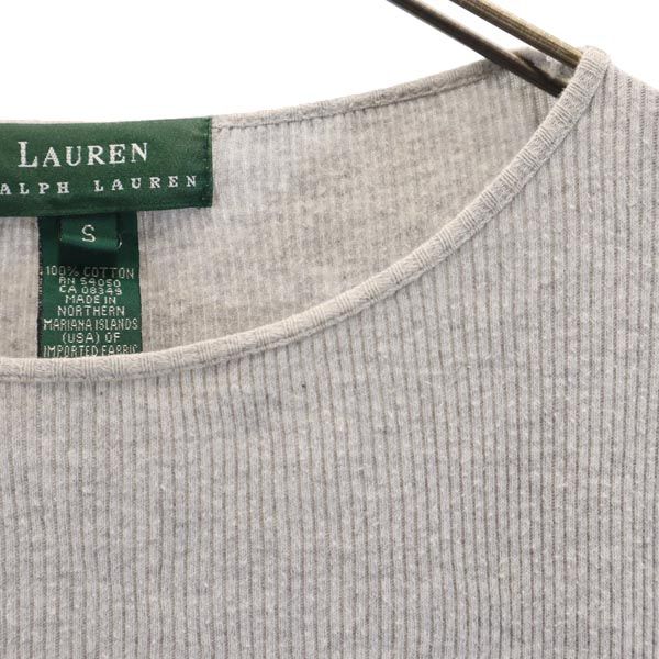 LAUREN RALPH LAUREN ローレンラルフローレン 半袖 Tシャツ S グレー系 レディース