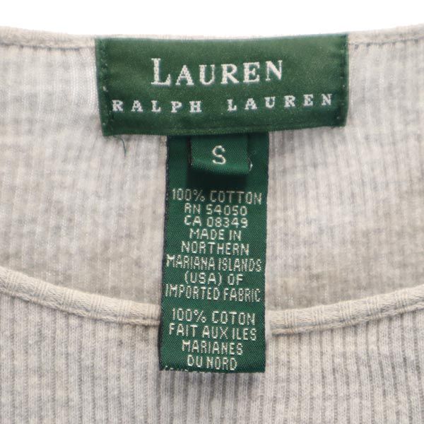 LAUREN RALPH LAUREN ローレンラルフローレン 半袖 Tシャツ S グレー系 レディース