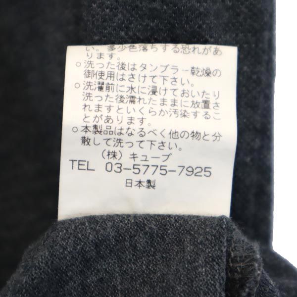 MARK&LONA マークアンドロナ 日本製 ノースリーブ カットソー M ダークグレー レディース