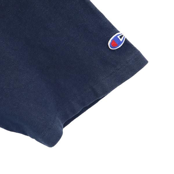 Champion チャンピオン 90s USA製 オールド デカロゴ 半袖 Tシャツ M ネイビー メンズ