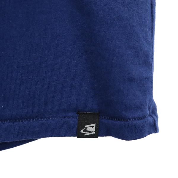 クイックシルバー プリント 半袖 Tシャツ M ネイビー Quiksilver メンズ