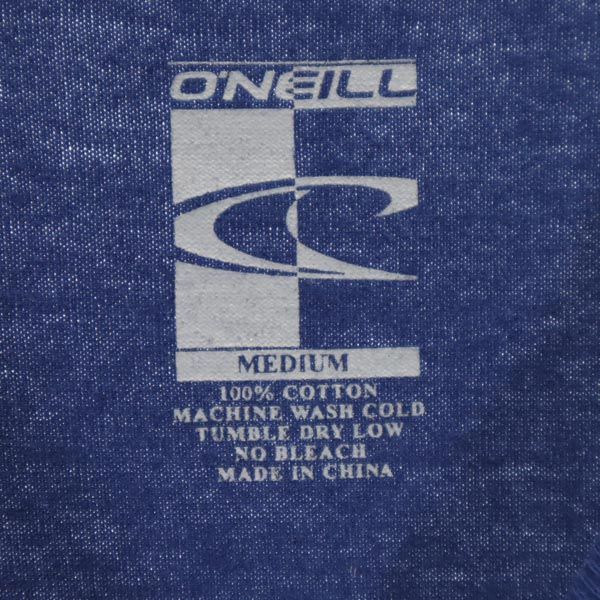 クイックシルバー プリント 半袖 Tシャツ M ネイビー Quiksilver メンズ