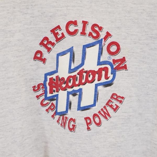BULLETIN ATHLETIC 90s オールド バックプリント 半袖 Tシャツ L グレー アイスホッケー メンズ