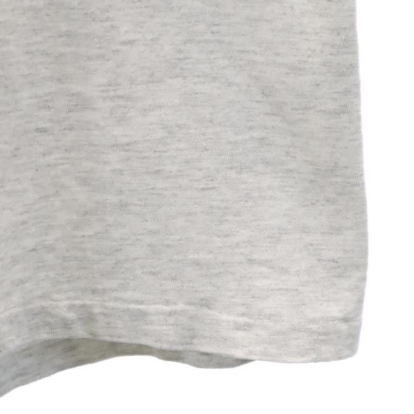 BULLETIN ATHLETIC 90s オールド バックプリント 半袖 Tシャツ L グレー アイスホッケー メンズ