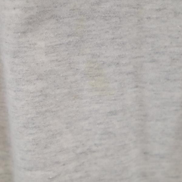 BULLETIN ATHLETIC 90s オールド バックプリント 半袖 Tシャツ L グレー アイスホッケー メンズ