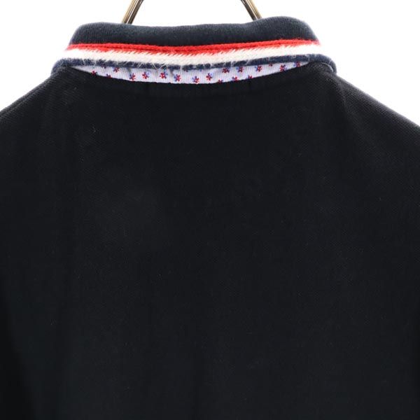 Psycho Bunny サイコバニー ゴルフ 半袖 ポロシャツ M 黒 鹿の子 メンズ