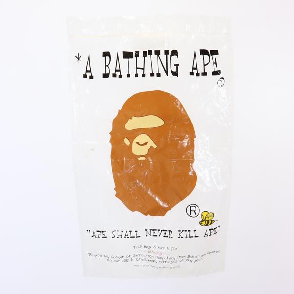 アベイシングエイプ 日本製 プリント 半袖 Tシャツ XS ホワイト系 A BATHING APE メンズ