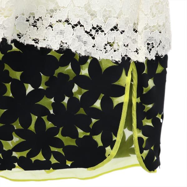 MSGM エムエスジーエム イタリア製 ノースリーブ Vネック カットソー 38 ホワイト系 ベスト レディース