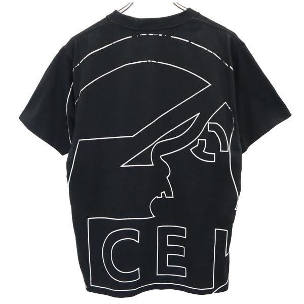C.E シーイー 日本製 プリント 半袖 Tシャツ S ブラック系 メンズ