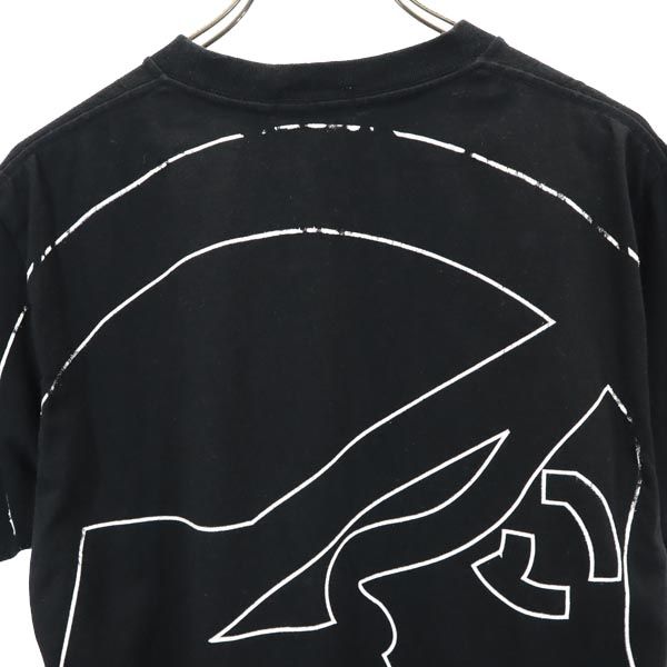 C.E シーイー 日本製 プリント 半袖 Tシャツ S ブラック系 メンズ