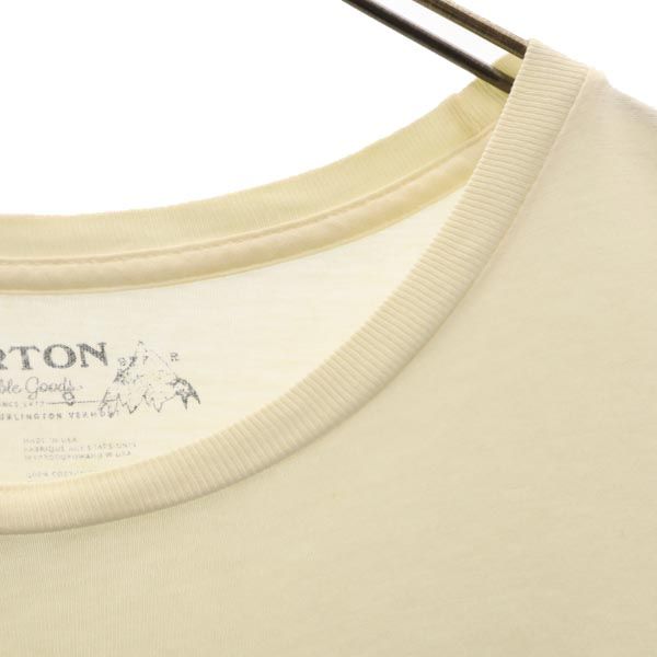 BURTON バートン プリント 半袖 Tシャツ S ベージュ系 メンズ