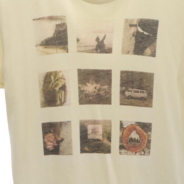 BURTON バートン プリント 半袖 Tシャツ S ベージュ系 メンズ