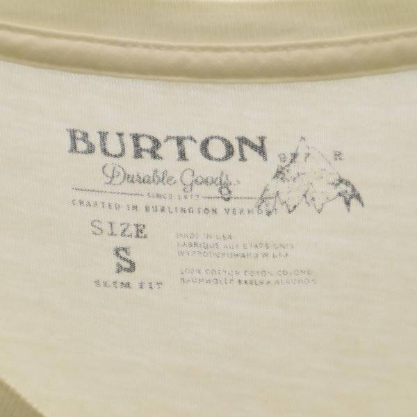 BURTON バートン プリント 半袖 Tシャツ S ベージュ系 メンズ
