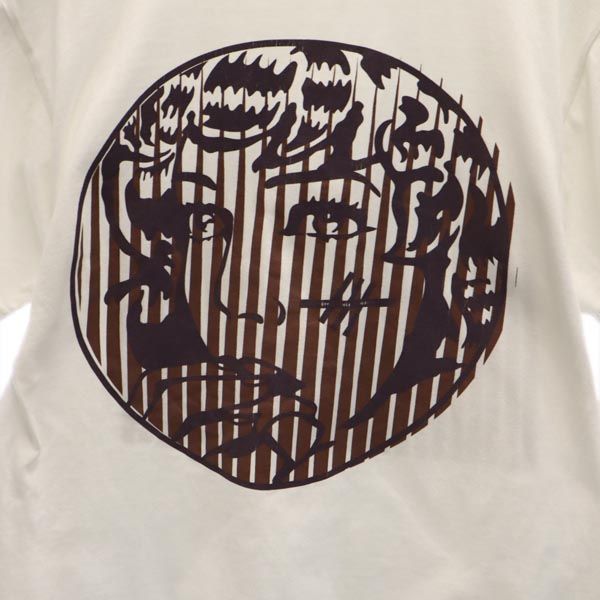 C.E シーイー 日本製 プリント 半袖 Tシャツ ホワイト系 メンズ