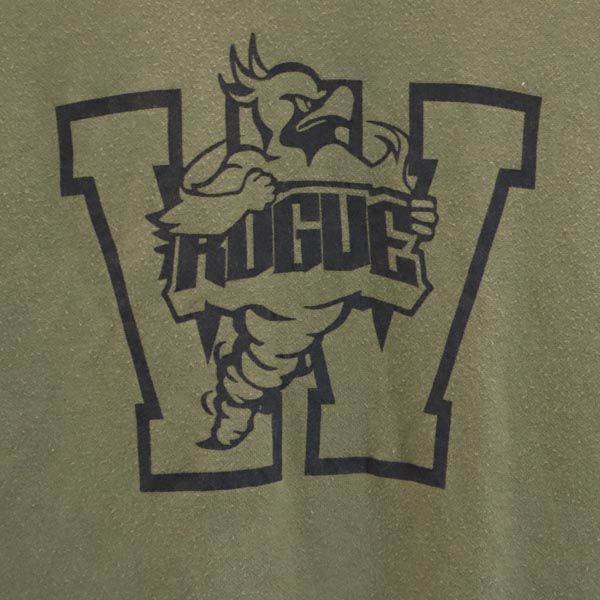 WTAPS ダブルタップス 日本製 ノースリーブ スウェット カーキグリーン 裏起毛 メンズ