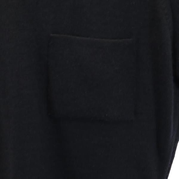 PAULE KA ポールカ ウール 半袖 ニット カットソー S ブラック系 レディース