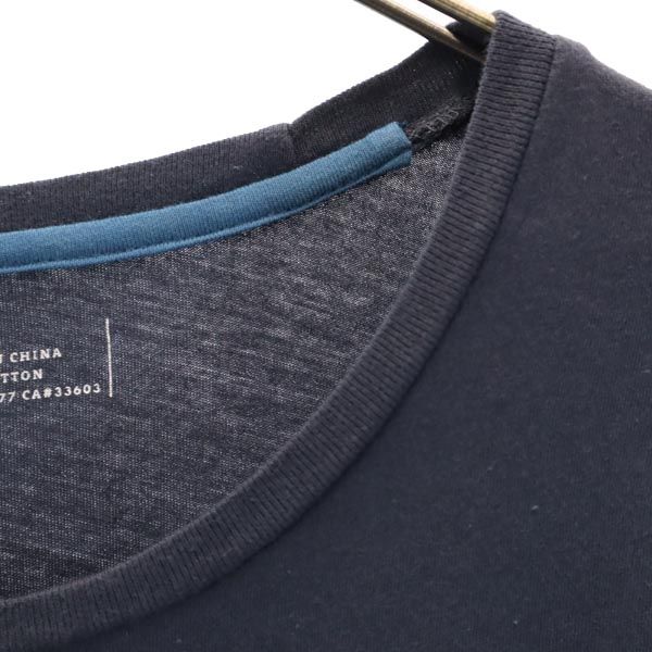 HARD ROCK CAFE ハードロックカフェ プリント 半袖 Tシャツ M ネイビー レディース