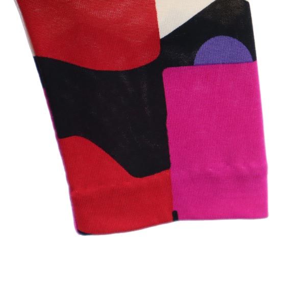 DIANE VON FURSTENBERG ダイアンフォンファステンバーグ シルク 長袖 ワンピース 0 サイドリボン レディース