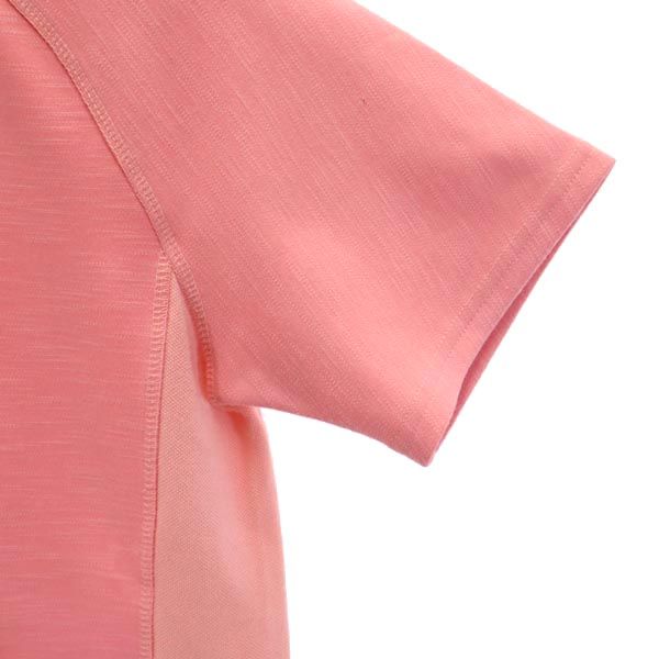 1PIU1UGUALE3 ウノピゥウノウグァーレトレ 半袖 ポロシャツ M ピンク レディース