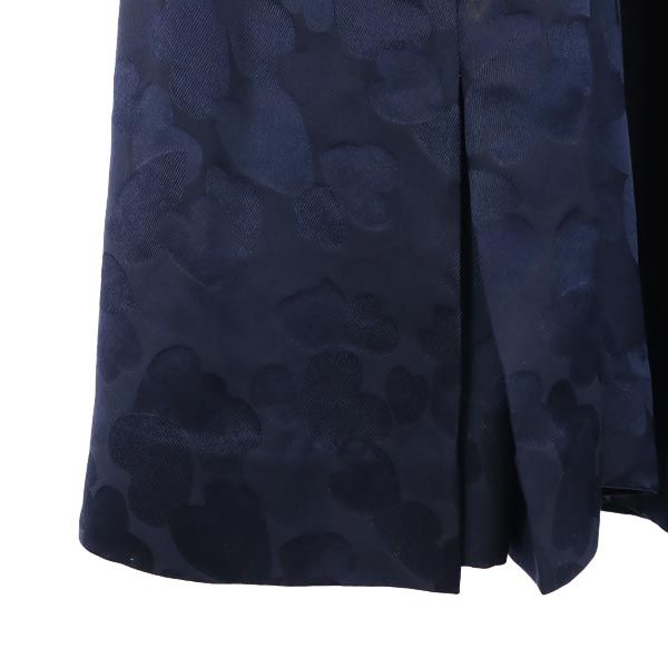 MARC BY MARC JACOBS マークバイマークジェイコブス 総柄 ノースリーブ ワンピース 2 ネイビー系 サイドジップ レディース