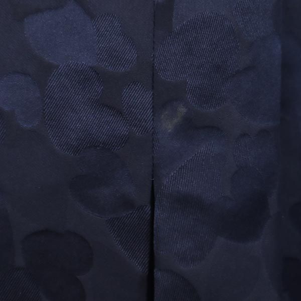 MARC BY MARC JACOBS マークバイマークジェイコブス 総柄 ノースリーブ ワンピース 2 ネイビー系 サイドジップ レディース