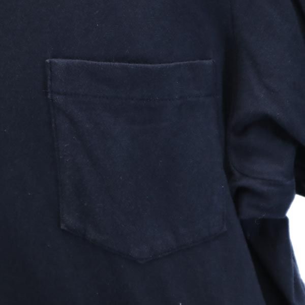 Sacai サカイ 日本製 434 半袖 Vネック Tシャツ 2 紺 メンズ