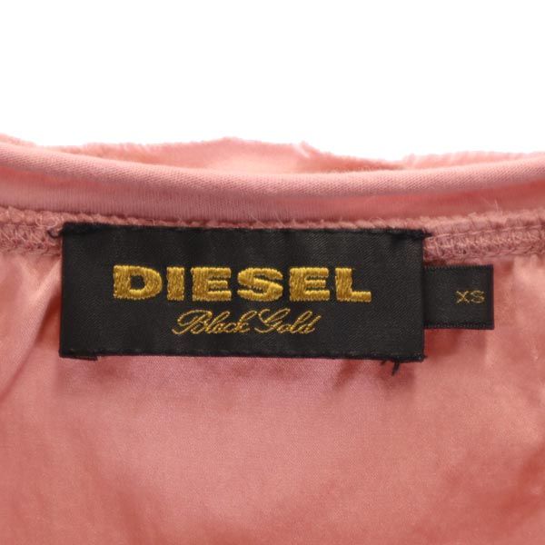 DIESEL ディーゼル プリント 半袖 Tシャツ XS ピンク系 メンズ