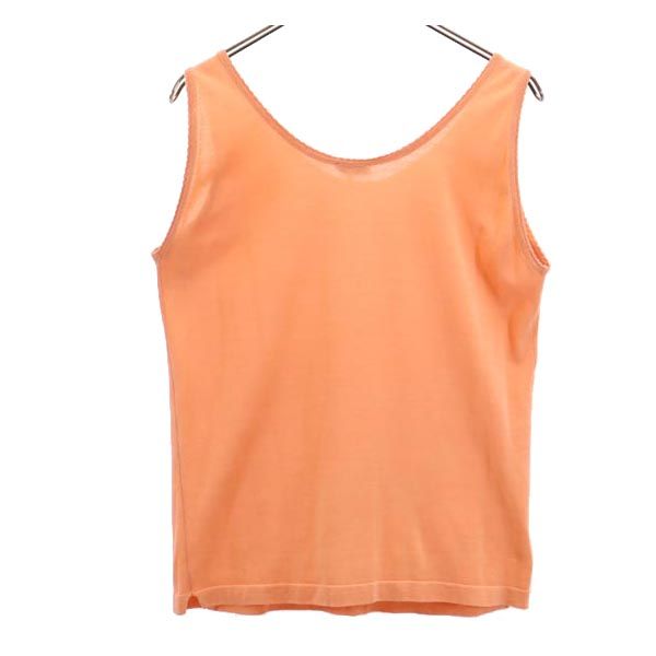 Herno ヘルノ イタリア製 タンクトップ 42 オレンジ系 レディース
