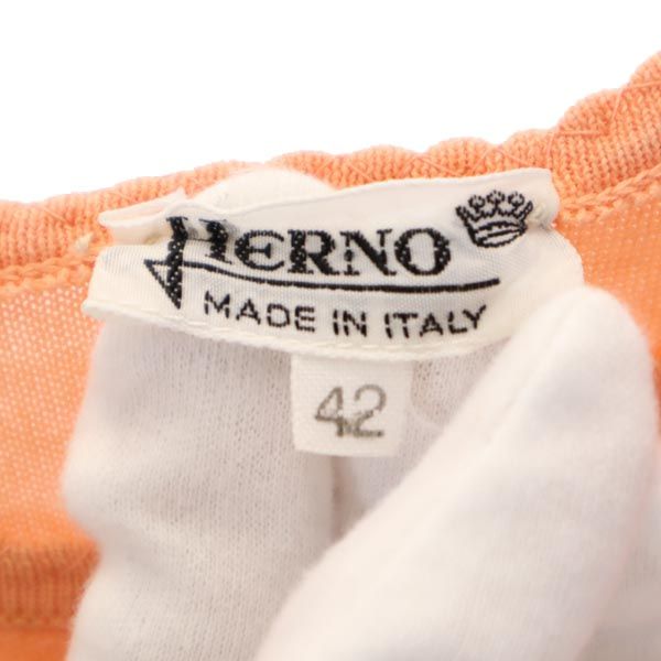 Herno ヘルノ イタリア製 タンクトップ 42 オレンジ系 レディース