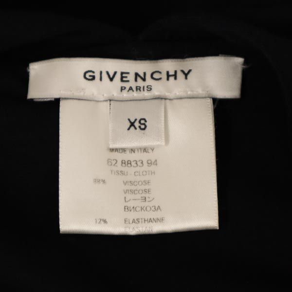 GIVENCHY ジバンシィ イタリア製 キャミソール XS ブラック系 カットソー レディース